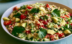 Taboulé maison à l’avocat et au citron vert