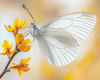 Le Papillon Blanc : Symbole de l’Âme et Messager Spirituel 🦋🤍