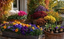Ces fleurs continuent de fleurir même lorsque les températures chutent