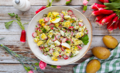 Salade piémontaise légère : fraîche, crémeuse et sans mayonnaise