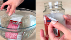 Comment enlever les étiquettes des bocaux en verre