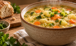 Soupe de vermicelles aux légumes : la recette familiale simple et réconfortante