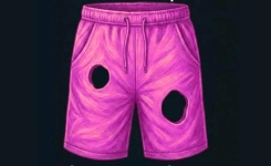 Combien de trous voyez-vous sur ce short ?