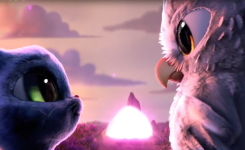 Un film d’animation magique sur la rivalité et l’amitié entre un chat et une chouette