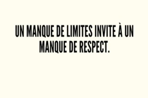 Les personnes qui refusent le manque de respect 