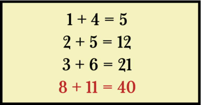 Feriez-vous partie de ces personnes dont le QI est supérieur à 130 et capables de résoudre cette énigme mathématique ?