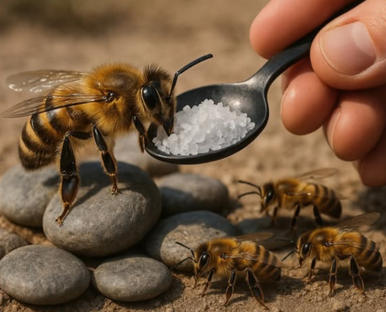Le sel : un allié insoupçonné des abeilles ??