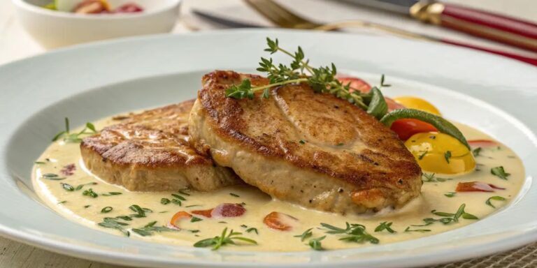 Escalopes de Veau Sauce Savoyarde