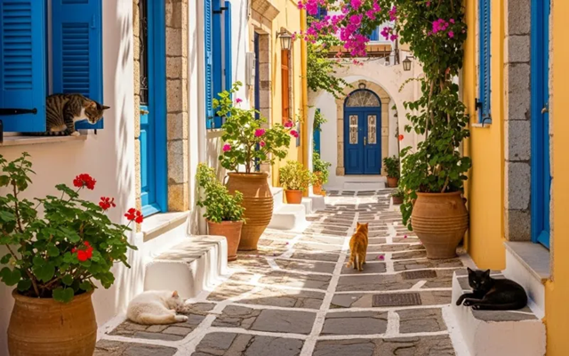 Cette île grecque vous loge gratuitement… à condition de vous occuper de chats