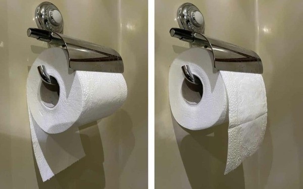 Votre façon d’accrocher le papier toilette révèle peut-être un trait de votre personnalité