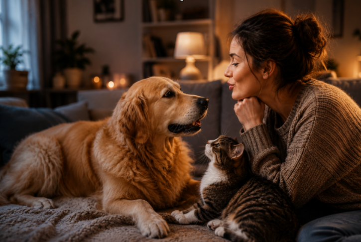 Vous parlez à votre chien ou à votre chat ? Voici ce que cela peut révéler