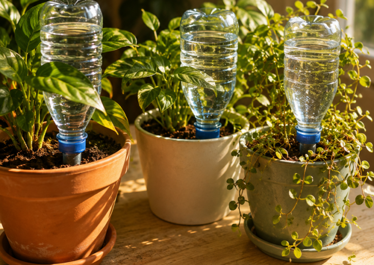 Comment arroser les plantes pendant les vacances sans système coûteux