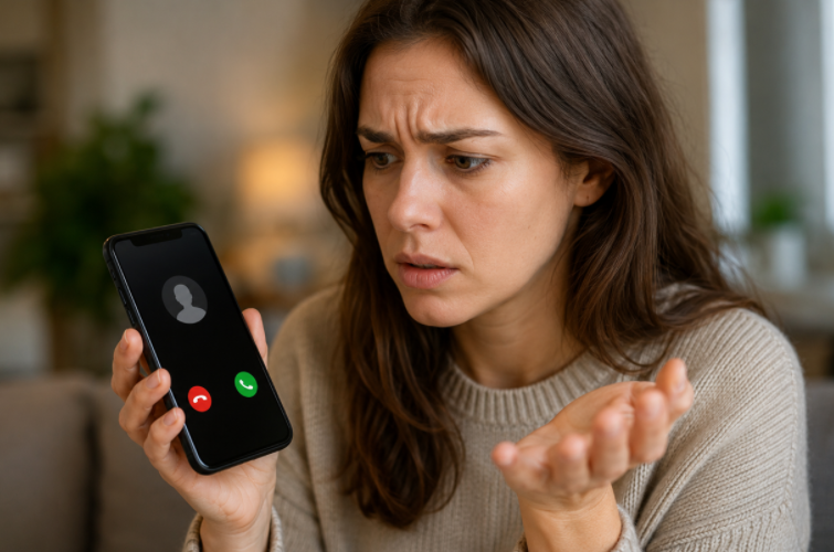 Pourquoi recevez-vous des appels sans qu’aucune personne ne parle ?
