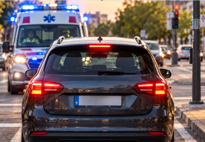 Feu rouge : peut-on avancer pour laisser passer une ambulance ?